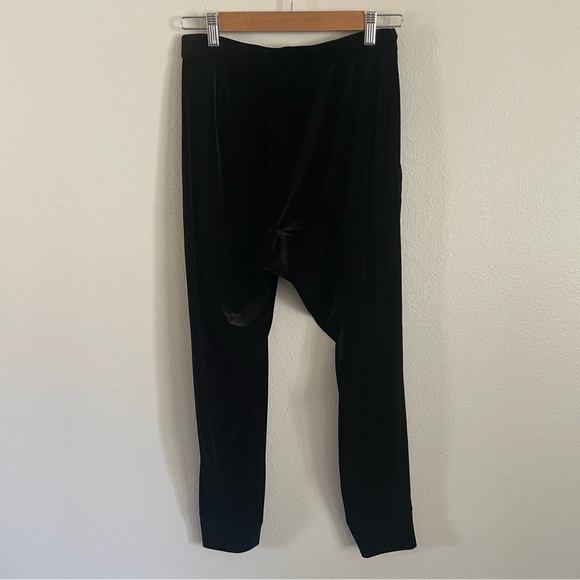 Eileen Fisher Velour Jogger Pant Black Size XXS - Picture 7 of 11